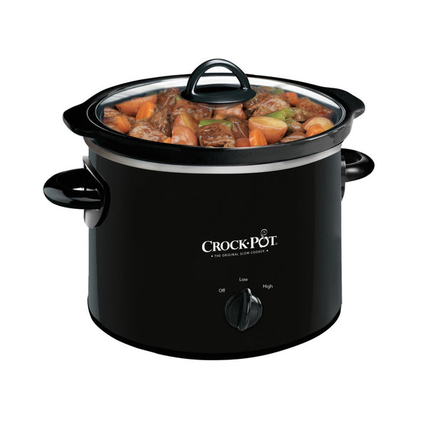 Crock-Pot 2121314 Manual Slow Cooker, Black, 2 Quart