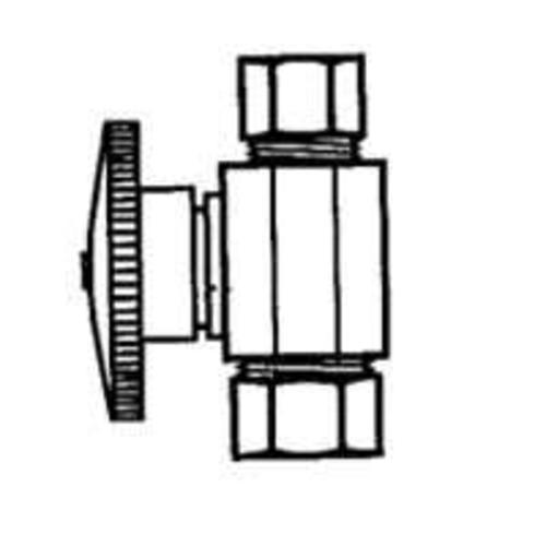 Plumb Pak PP2071LF Water Supply Quarter Straight Valve 3/8" x 3/8"