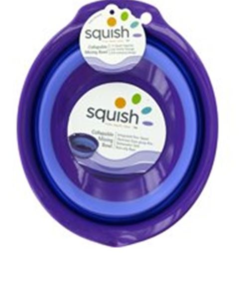 Squish 41003 Collapsible Mix Bowl, 1-1/2 Quarts