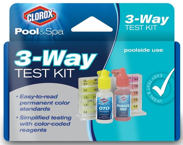 Clorox 70000CLX Pool & Spa 3-Way Test Kit