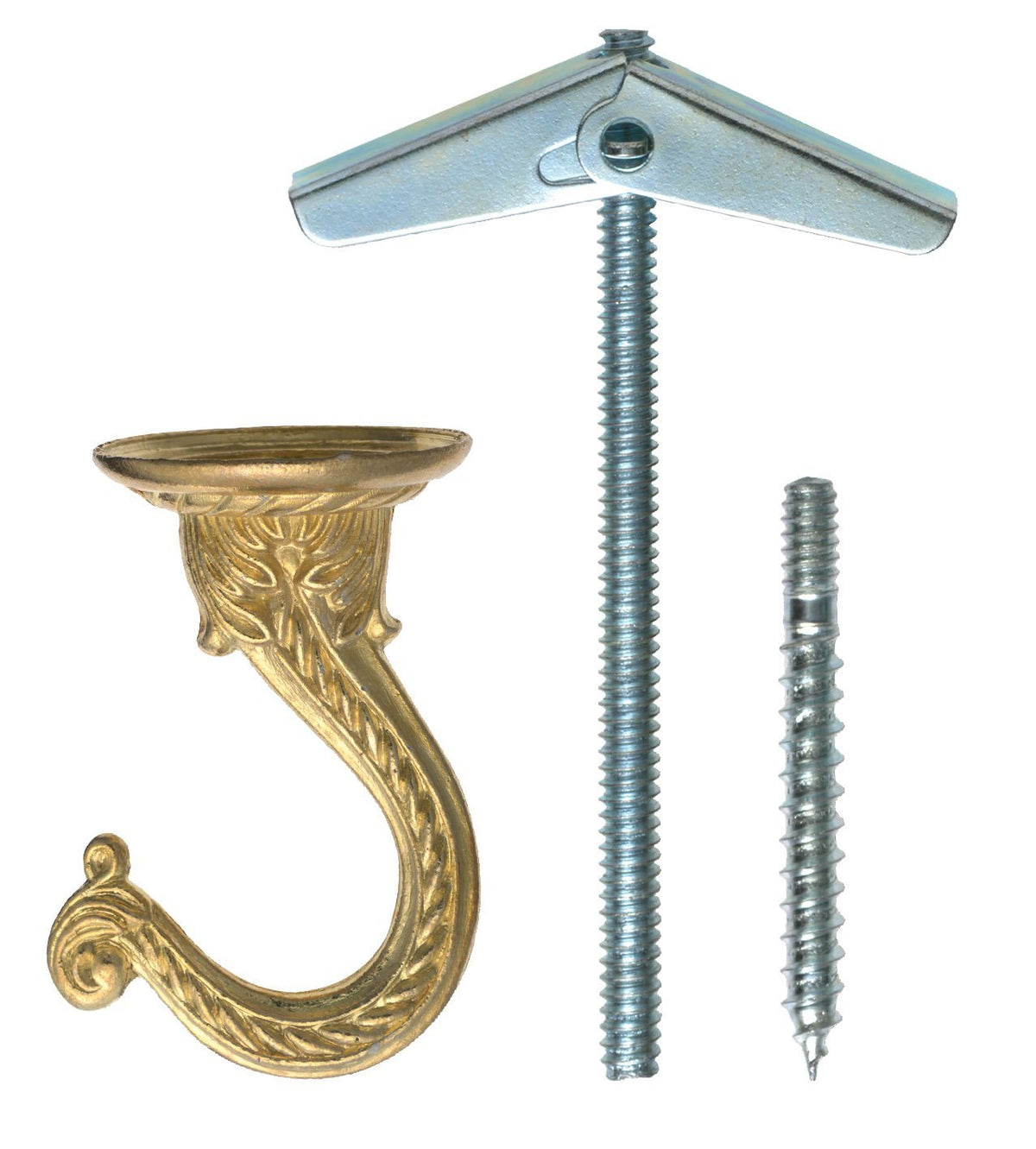 OOK 50331 Jumbo Swag Hook with Hardware, Brass