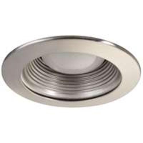 Power Zone TRIM201-BN (MTM3) Recessed Light Fixture Trim, 4", Brushed Nickel