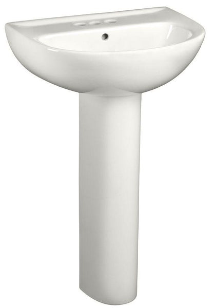 American Standard 0467004.020 Evolution Pedestal Sink Top, White, 22"