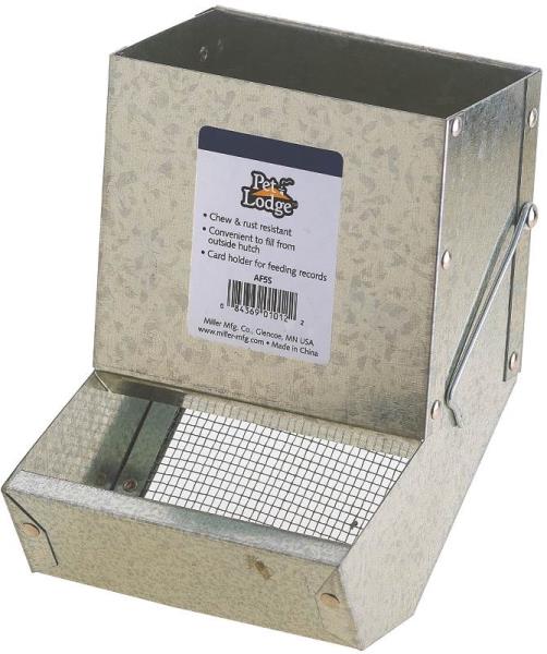 Pet Lodge AF5S Feeder With Sifter Bottom Without Lid, 5"