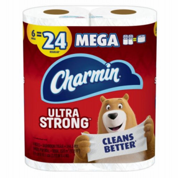 Charmin 61111 Ultra Strong Bath Tissue, White
