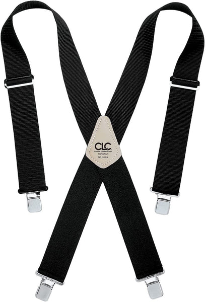 CLC 110BLK Work Suspender, Nylon, Black