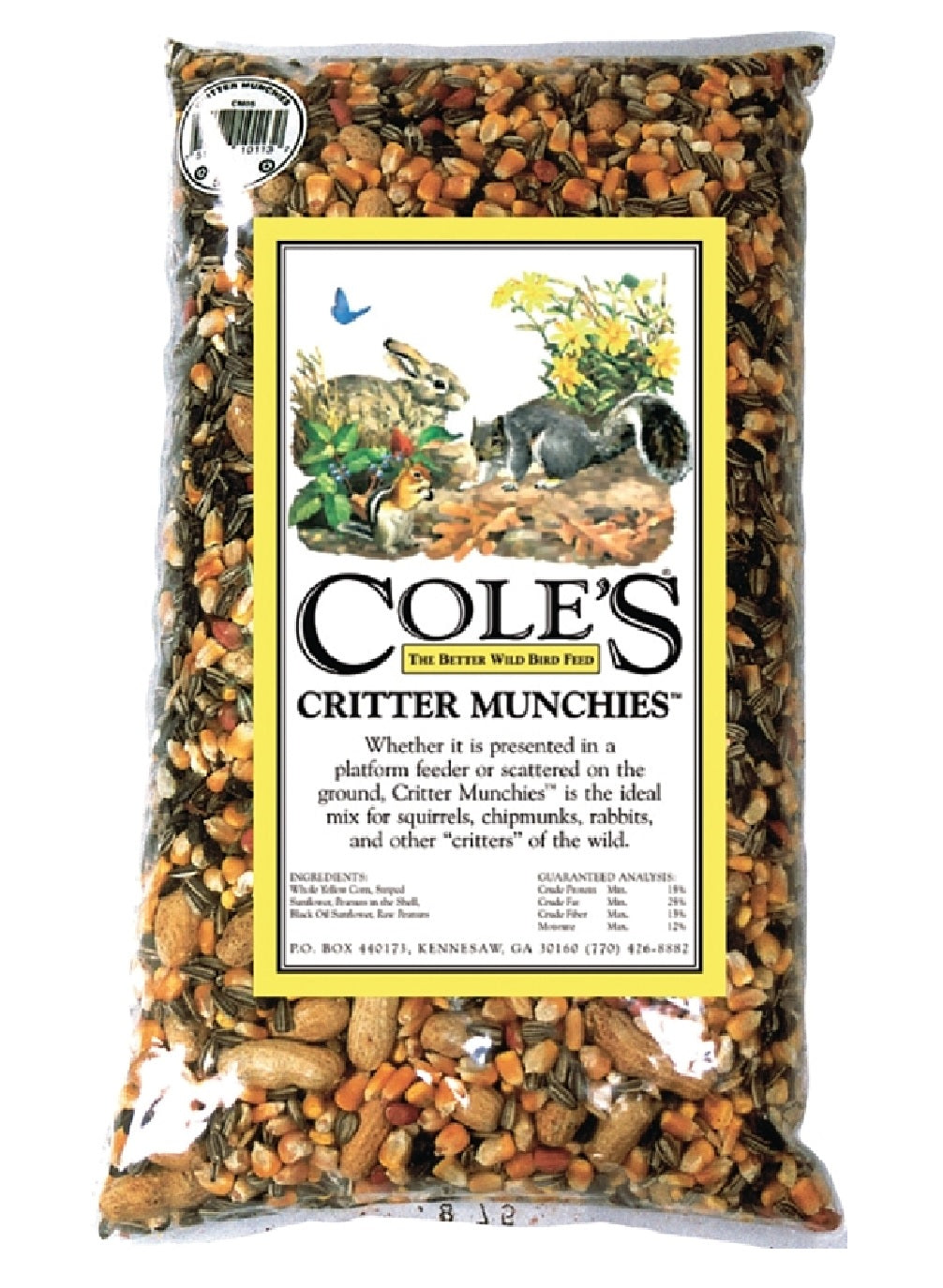 Cole's CM10 Critter Munchies Wild Bird Food, 10 Lb