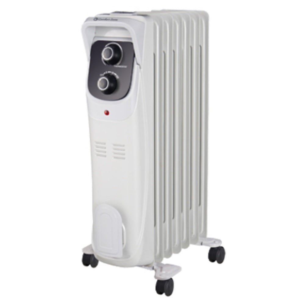 Comfort Zone CZ8008 Deluxe Oil-Filled Radiator Heater, 120 Volt