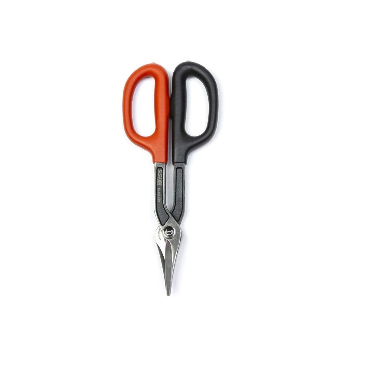 Crescent Wiss WDF10D Combination Duckbill Pattern Tinner Snips, 10-1/4 Inch, Black/Red