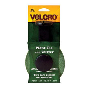 Velcro 91348PC Adjustable Plant Tie with Cutter, Green, 45' x 1/2"