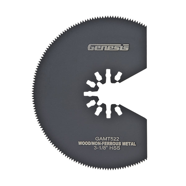 Genesis GAMT522 HSS Segmented Saw Blade, 3-1/8"