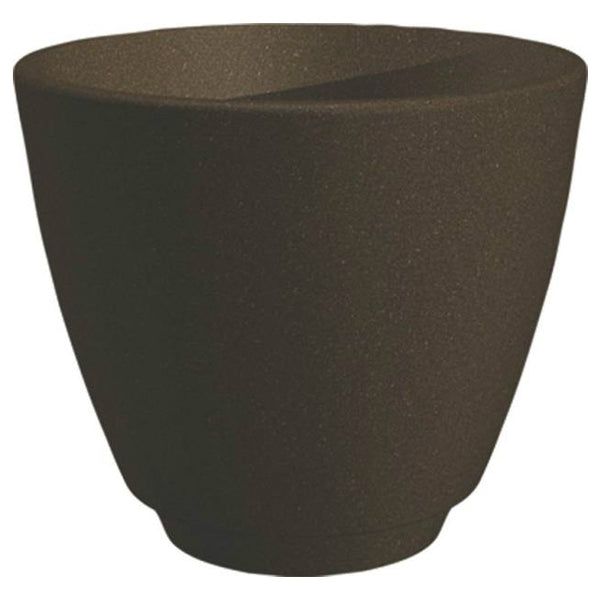 Dynamic Design RMT2404GB Modern Metro Planter, 24", Granite Brown