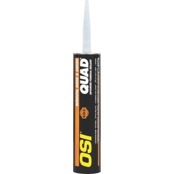 OSI 1636991 Quad VOC Advanced Window, Door & Siding Sealant, 10.2 Oz