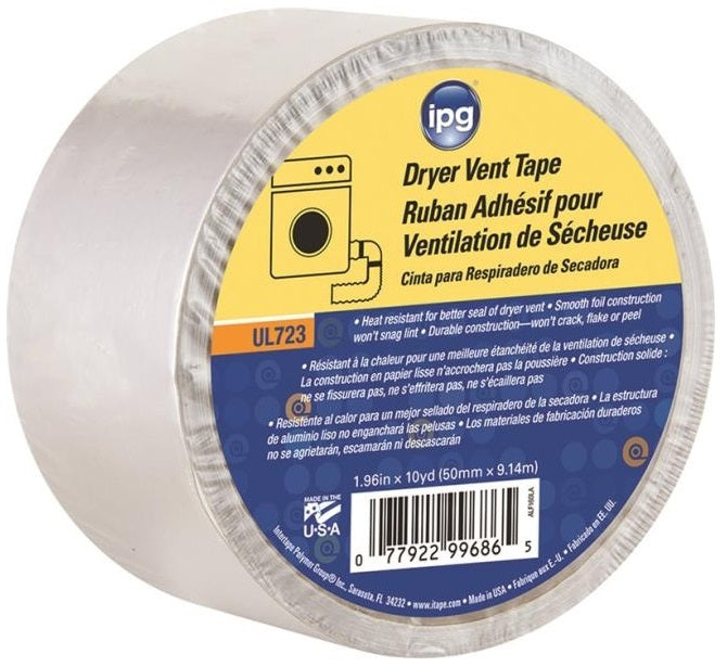 IPG 99675 Dryer Vent Tape, 1.96" x 10 Yd