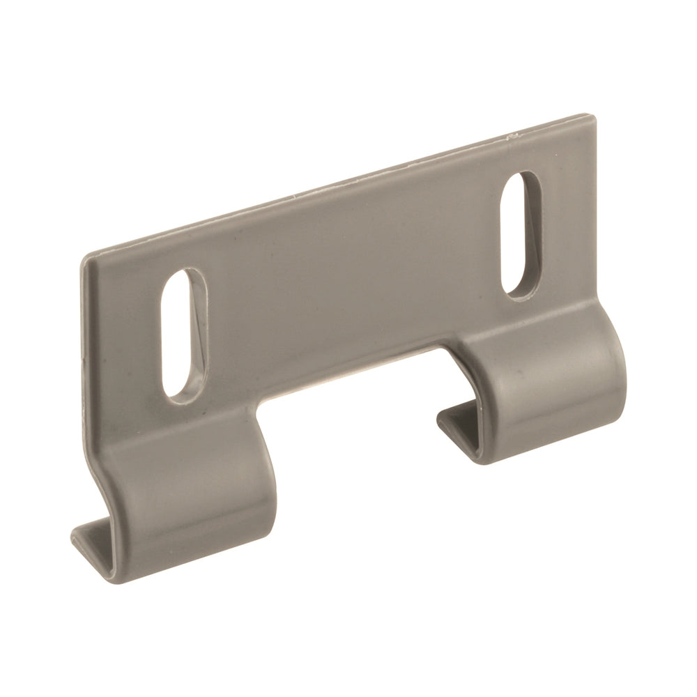 Prime Line M6191 Bottom Mount Door Hook Guide, Grey, 3" L x 1-1/2" W x 5/8"