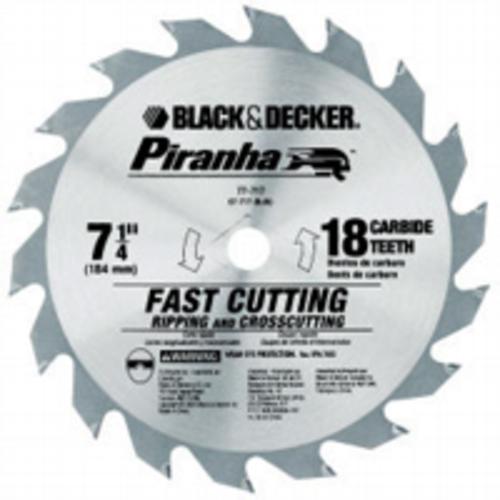Black & Decker 67-717 Piranha Saw Blades 7-1/4" 18 Teeth