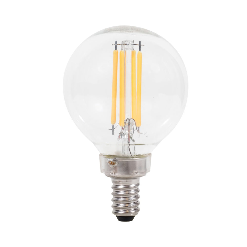 Sylvania 40853 G16.5 LED Dimmable Bulb, Frosted, 5 Watt