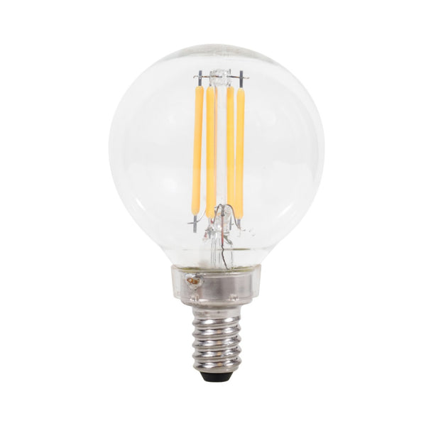 Sylvania 40853 G16.5 LED Dimmable Bulb, Frosted, 5 Watt