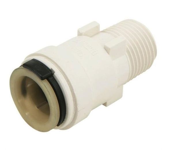 Watts P-1010 Quick Connect Male Adapter, 1", Plastic