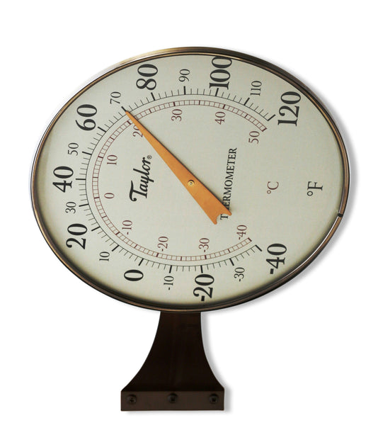 Taylor 480BZ Dial Thermometer, 8.5", Bronze
