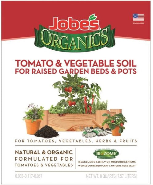 Easy Gardener 08718 Jobes Tomato & Vegetable Soil, 8 Qt