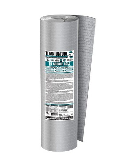 Titanium UDL30 Professional Grade Roof Underlayment, 48" x 250&#039;