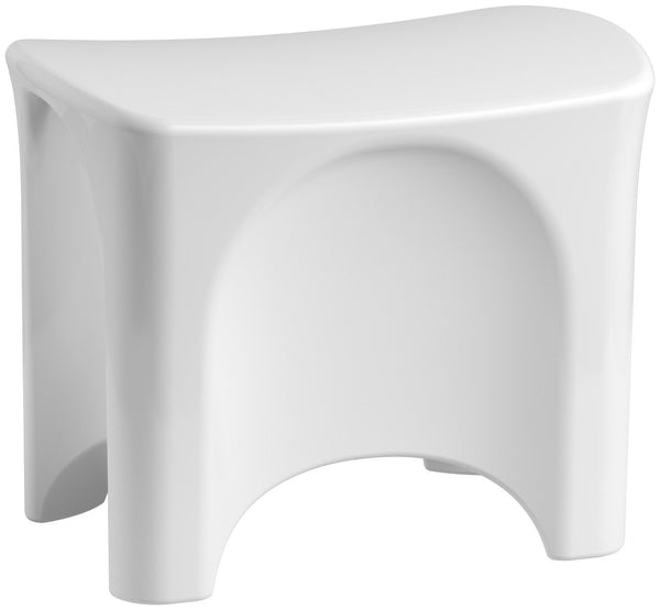 Sterling Plumbing 72186104-0 Freestanding Shower Seat, White