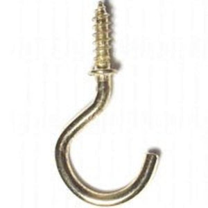Midwest 21732 Cup Hooks Brass, 3/4"