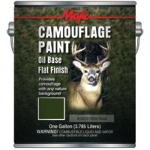 Majic 8-0850-1 Camouflage Paint Gallon, Olive Drab