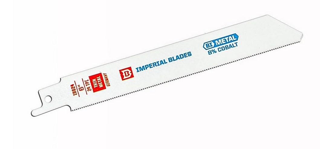 Imperial Blades 5IB624 High Quality Metal Cutting Reciprocating Saw Blade, 6", 24 TPI