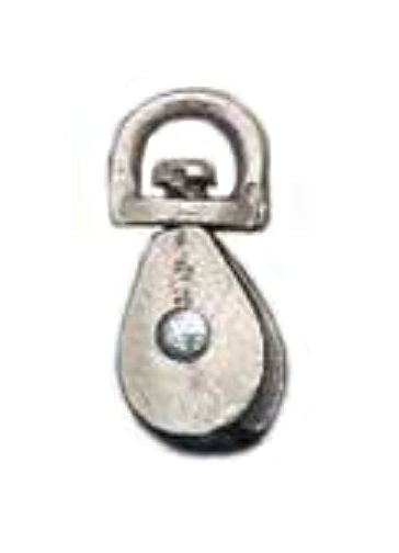 Baron 0178ZD-1 Swivel Pulley, Zinc Plated, 1"