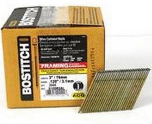 Bostitch S10DRGAL-FH Galvanized Ring Shank Stick Nails, 10D x 3"