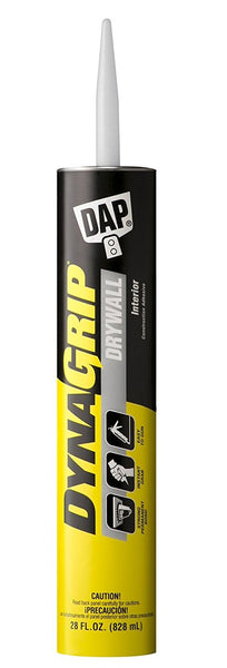 Dap 27518 DynaGrip Drywall Interior Construction Adhesive, 28 Oz