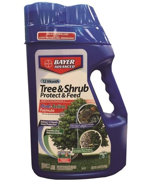 Bayer Advanced 701700F Concentrate Tree and Shrub Protect with Feed, 4 Lb