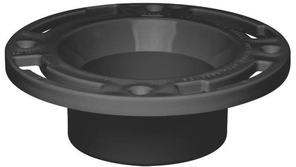 Oatey 43506 ABS inside Fit Closet Flange with Test Cap, 3"