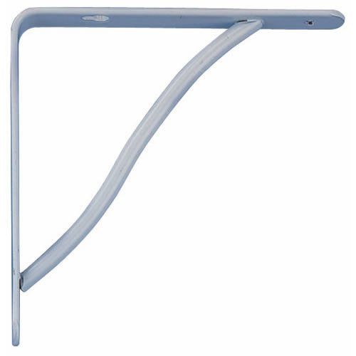 Prosource SB-006PS Decorative Shelf Brackets, White, 6" X 6"