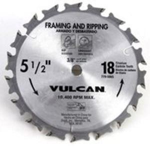 Vulcan 409031OR Carbide Blade Fast Cut, 5-1/2"
