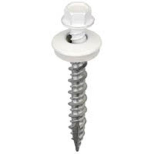 Acorn SW-MW15BW250 Metal To Wood Screw, 1.5", Bright White, Pkg/250