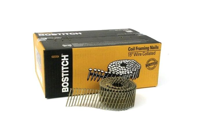 Bostitch C8R113BD Ring Shank Coil Nail, 2-3/8"x.113"