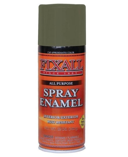 Fixall F1317 All Purpose Primer Spray, 12 Oz, Aerosol, Liquid, Green