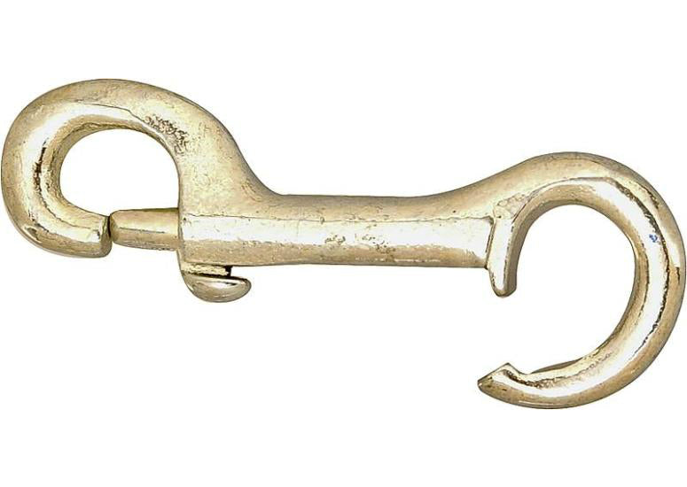 Baron 240 Open Eye Bolt Snap, 1/2", Zinc Plated