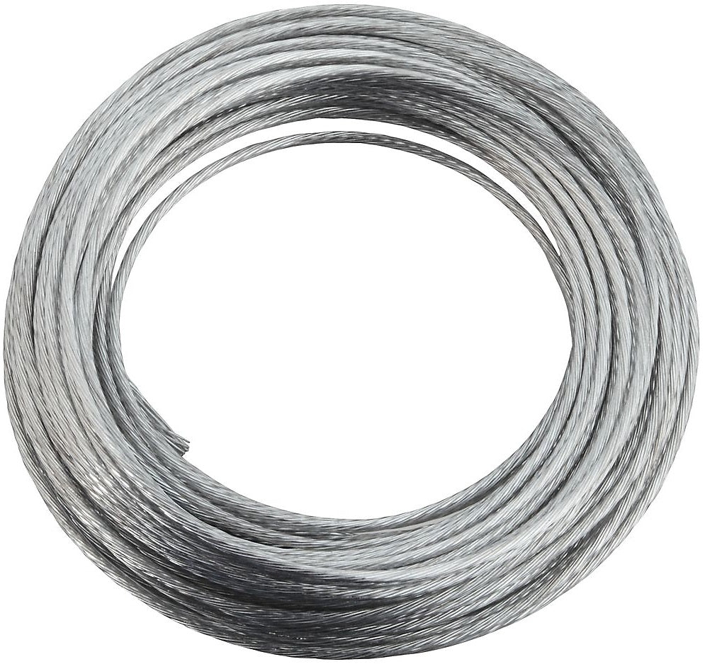 National Hardware N260-323 Heavy-Duty Braided Wire, #4 x 25', Galvanized