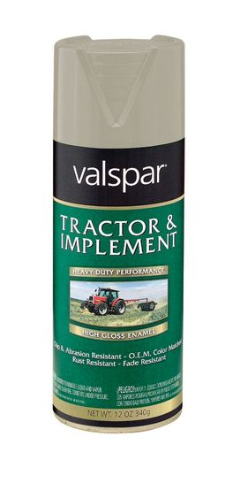 Valspar 018.5339-13.076 Tractor & Implement Spray Paint, 16 Oz, Ford Gray