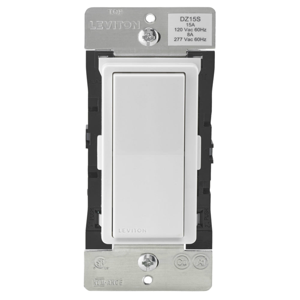 Leviton R51-DZ15S-2RW Smart Single Switch, White Almond, 15 A