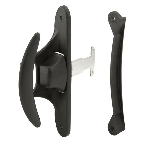 Prime Line A 215 Sliding Screen Door Latch & Pulls, Black