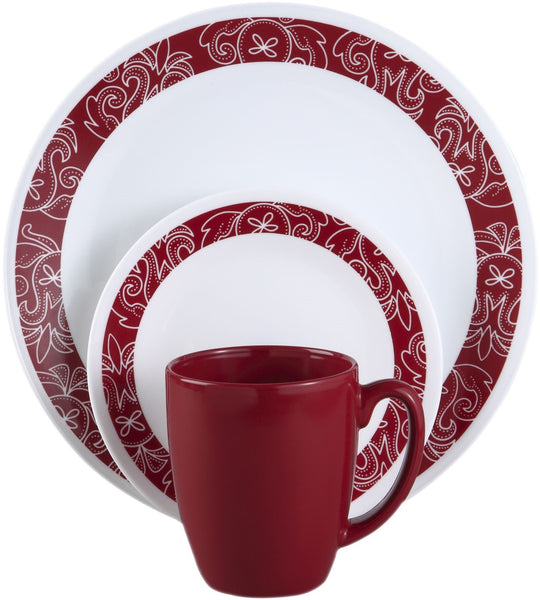 Corelle 1103061 Livingware Bandhani Dinnerware Sets