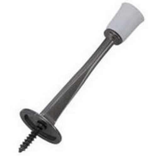 Mintcraft 20-Z024 Rigid Doorstop, Antique Nickel With Rubber Tip