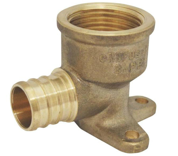 Apollo Valves APXDEE34 Brass Drop-Ear Elbow, 3/4"