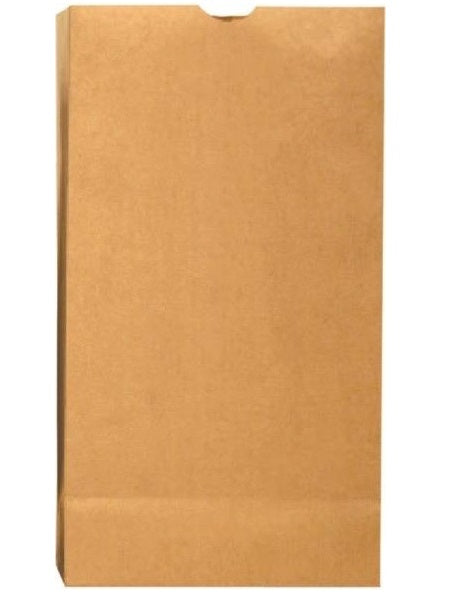 R3 18402 Grocery Kraft Paper Bag, Plain, Brown, 500/Bundle