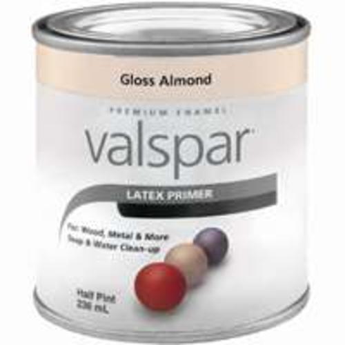 Valspar 410.0065004.003 Acrylic Latex Paint, Almond Enamel, 1/2 Pint
